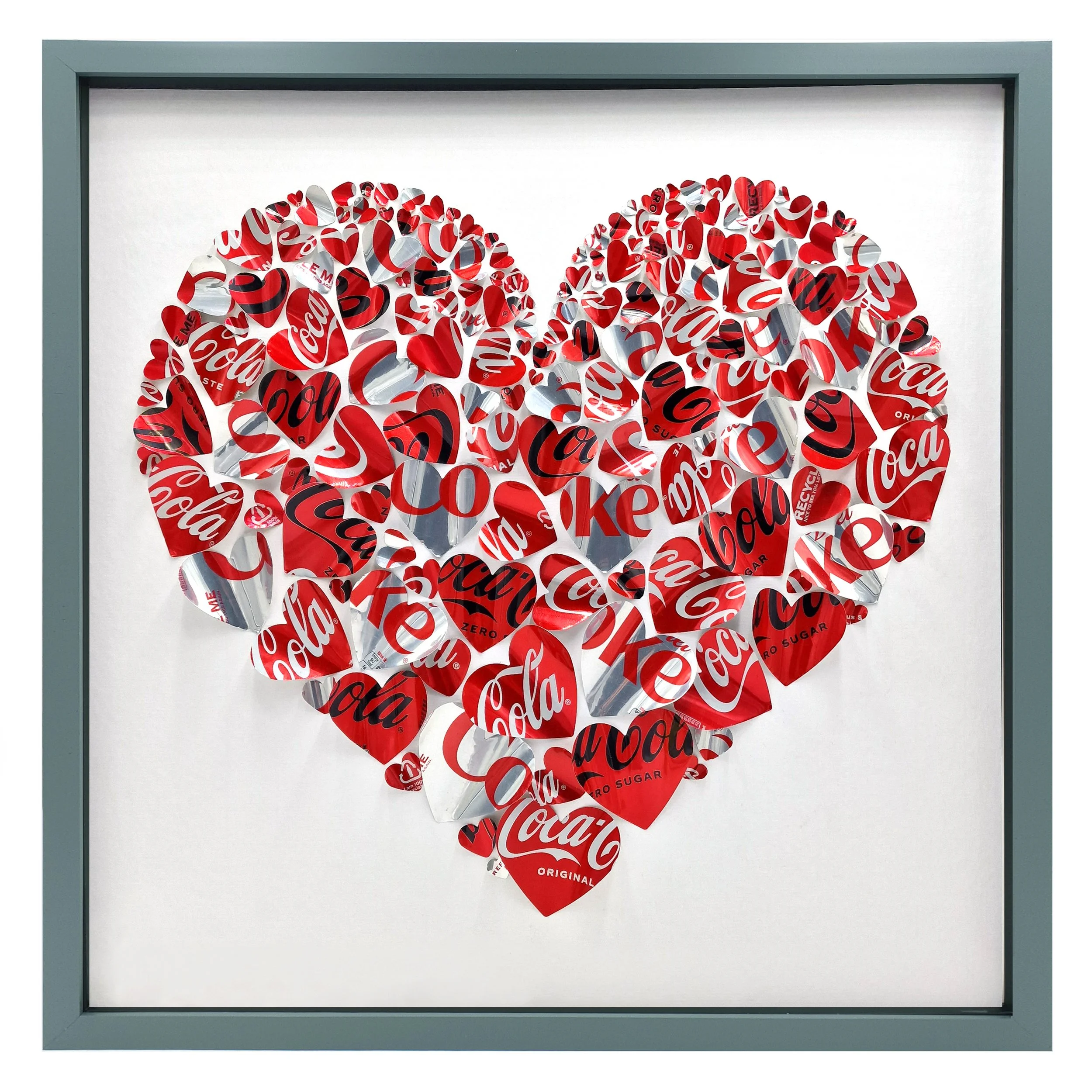 Coca-Cola Heart of Hearts - XL — Sarah Turner Eco Art & Design